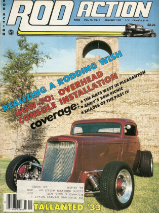 ROD ACTION 1987 JAN - OVERHEAD CONSOLE MADE, NSRA WEST NATS, PIGEON FORGE